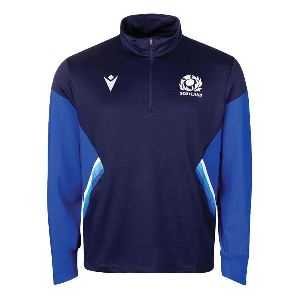 2022-2023 Scotland Rugby Travel Polarfleece Top (Navy)