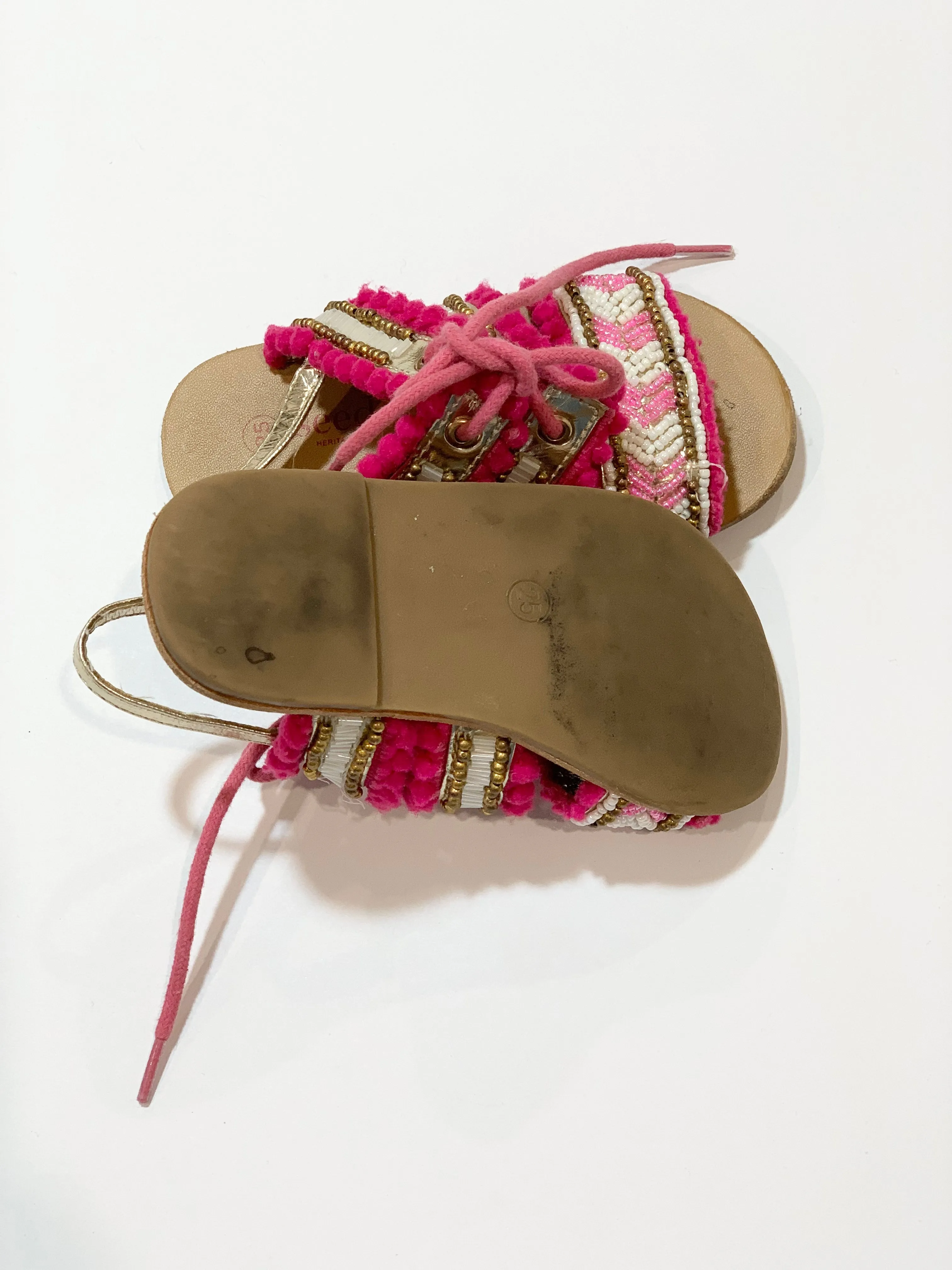 Beaded sandals - Size EU25