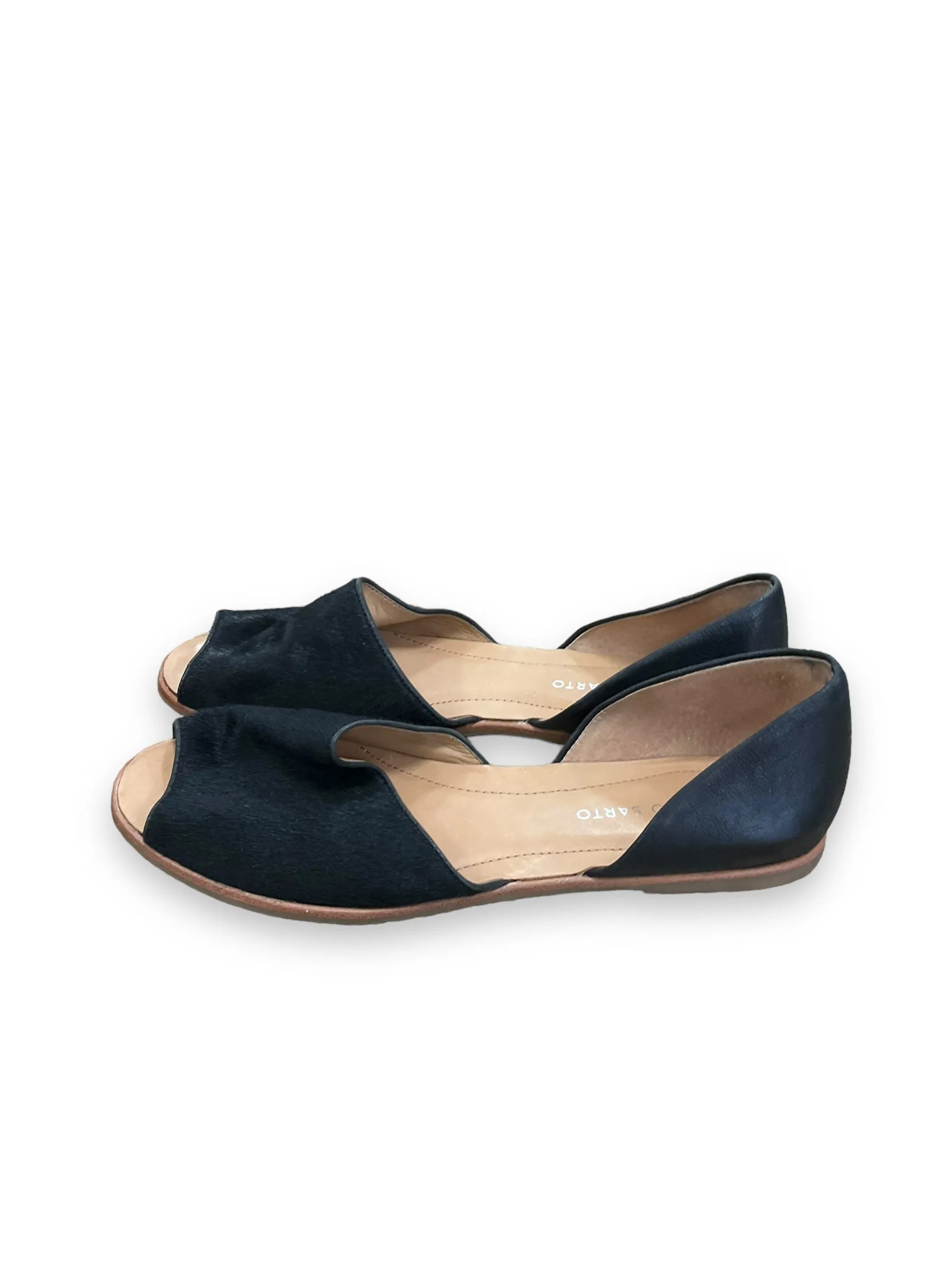 Black Shoes Flats Franco Sarto, Size 9