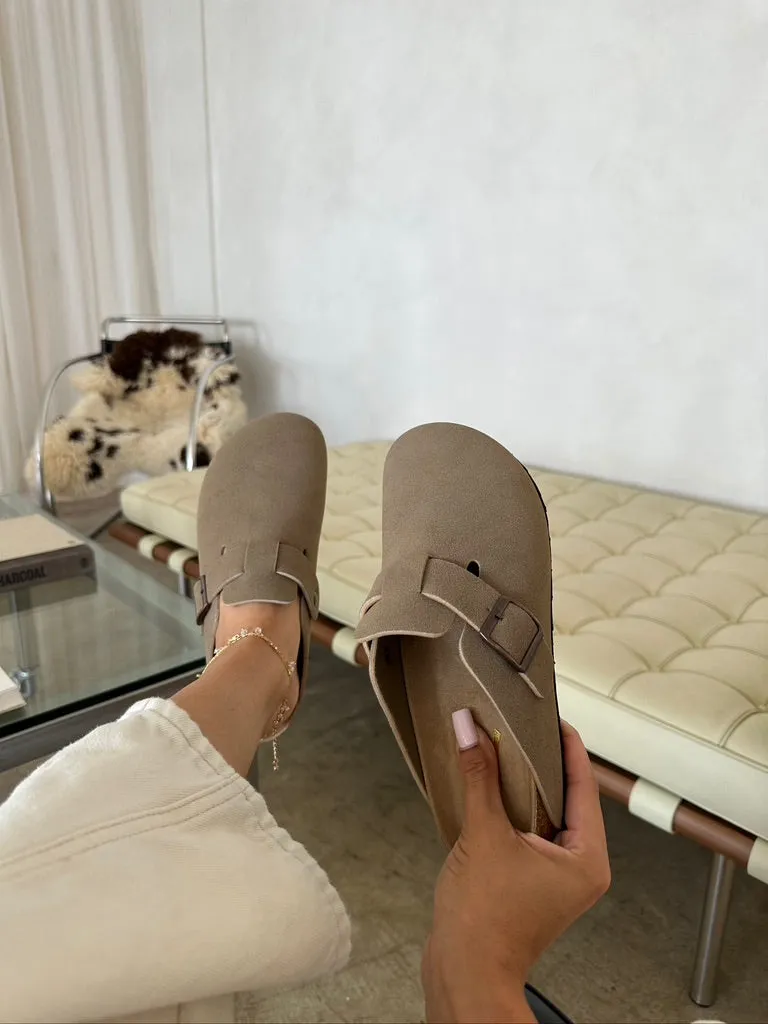 dahlia clogs (TAUPE)