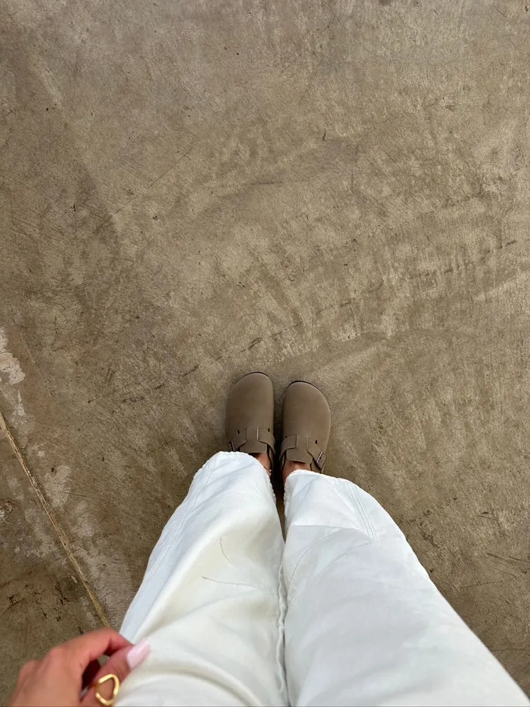 dahlia clogs (TAUPE)