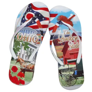 FFOH05P Flip Flops - Ohio Symbols HD