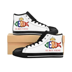 Jesus "El Rey Viene" shoes - Tyson Fury Boxing Star | High-top Sneakers
