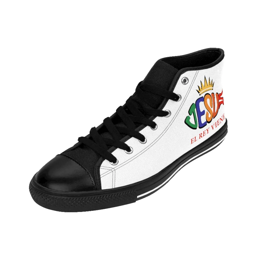Jesus "El Rey Viene" shoes - Tyson Fury Boxing Star | High-top Sneakers