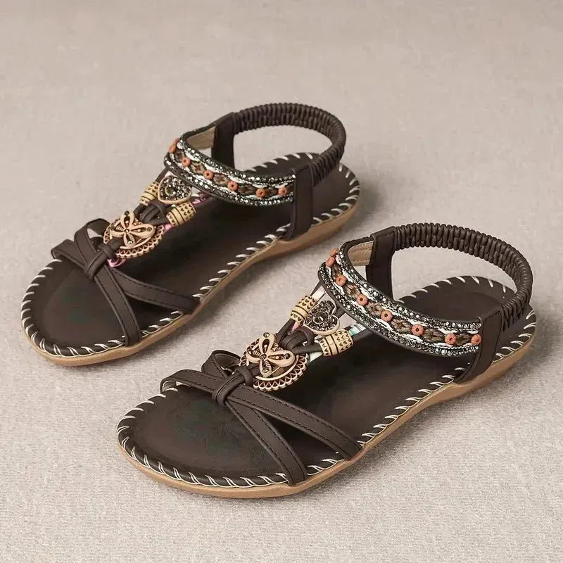 Kaelyn - Boho Flat Sandals