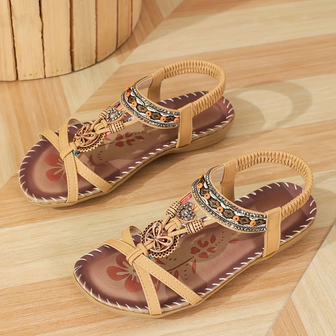 Kaelyn - Boho Flat Sandals