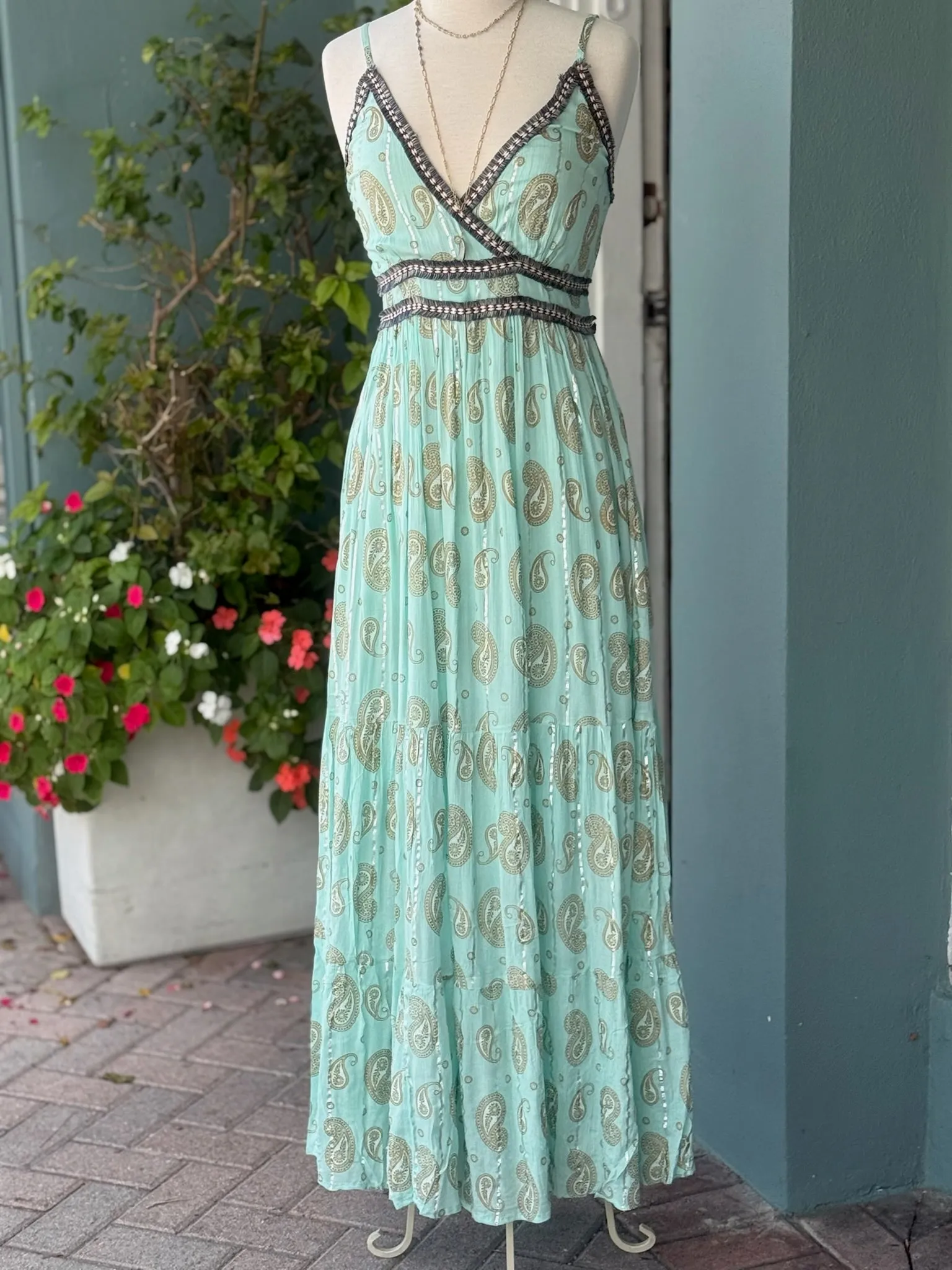 Kingsley Dress in Aqua