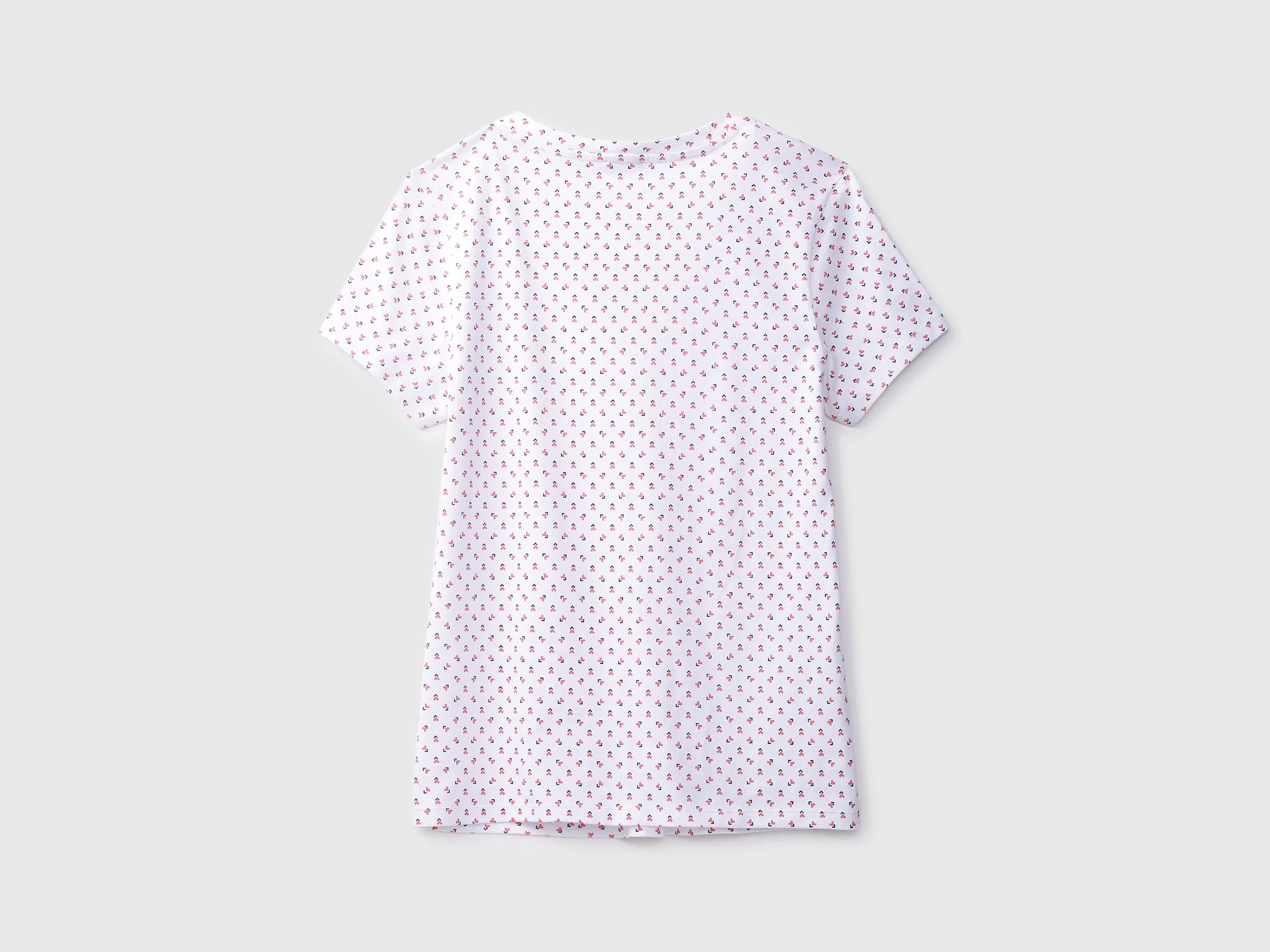 Ladies V-Neck Printed T-Shirt