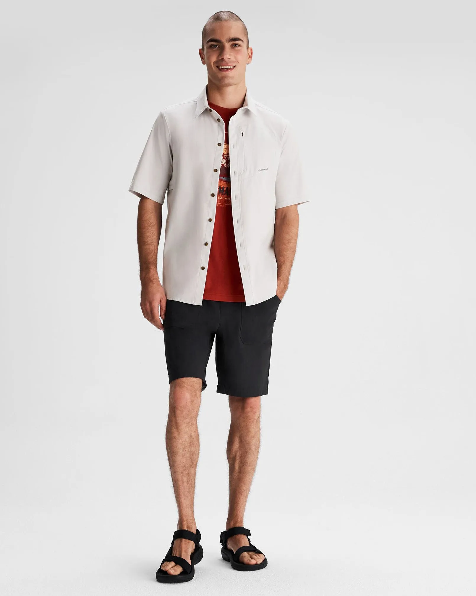 Men's Sun Breaker Short Sleeve Shirt - Mist