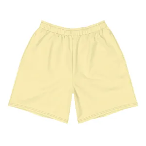 Men's tan athleisure shorts