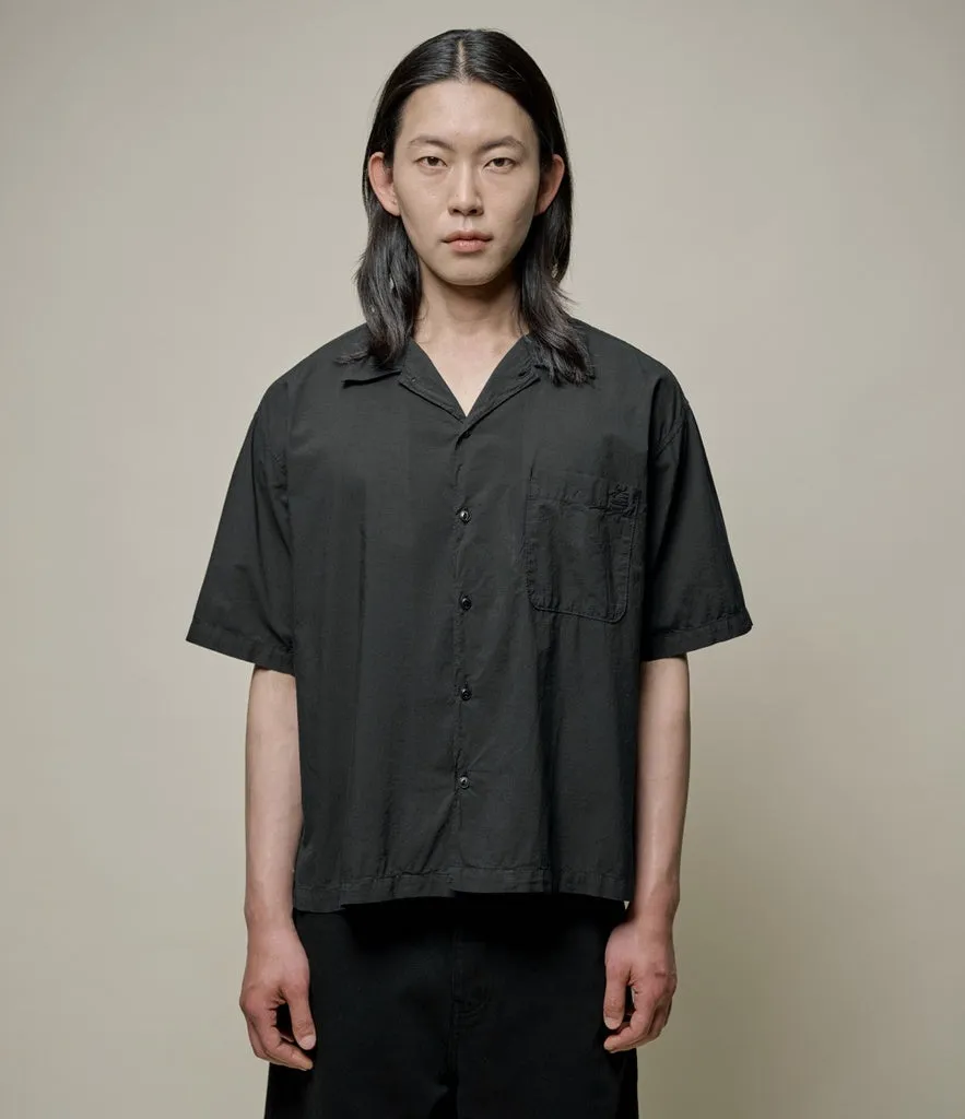 Merz b. Schwanen Short Sleeve Shirt - Deep Black