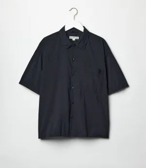 Merz b. Schwanen Short Sleeve Shirt - Deep Black