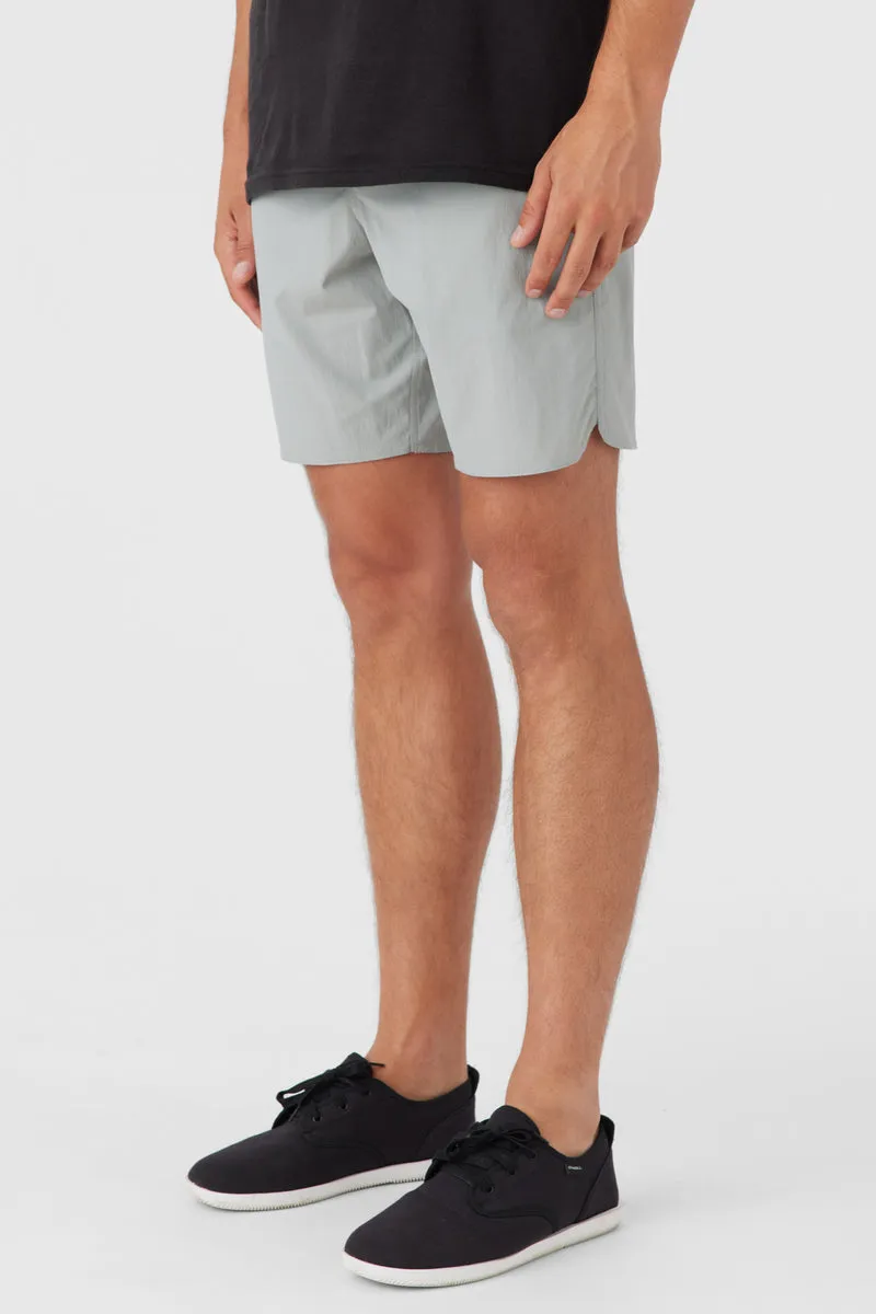 O'Neill TRVLR Camino 18" Hybrid Short - Light Grey