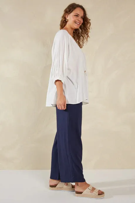 Sardinia Relaxed Blouse/ONE SIZE