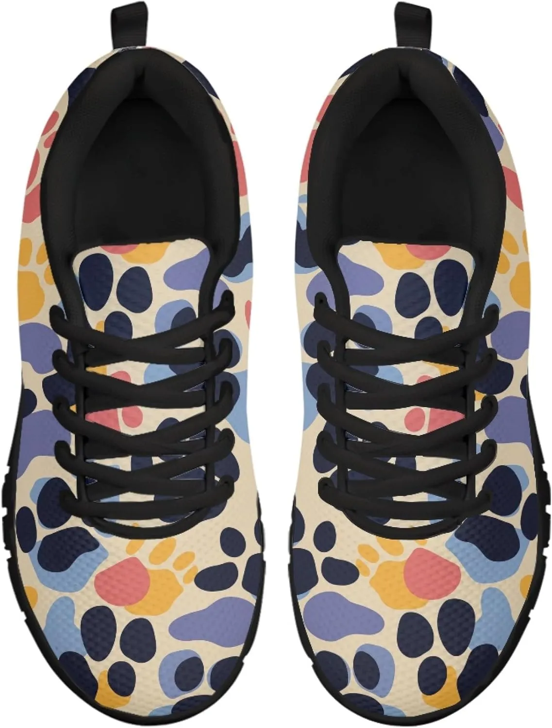 Sports Shoes for Women Trainer Running Causal Travel Sneaker Walking Low Heel Lace up Breathable Flexible Shoe