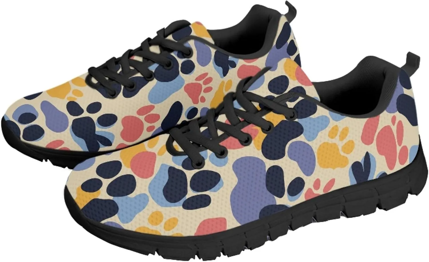 Sports Shoes for Women Trainer Running Causal Travel Sneaker Walking Low Heel Lace up Breathable Flexible Shoe