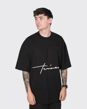 Trainers Script Heavy Weight Oversized Tee