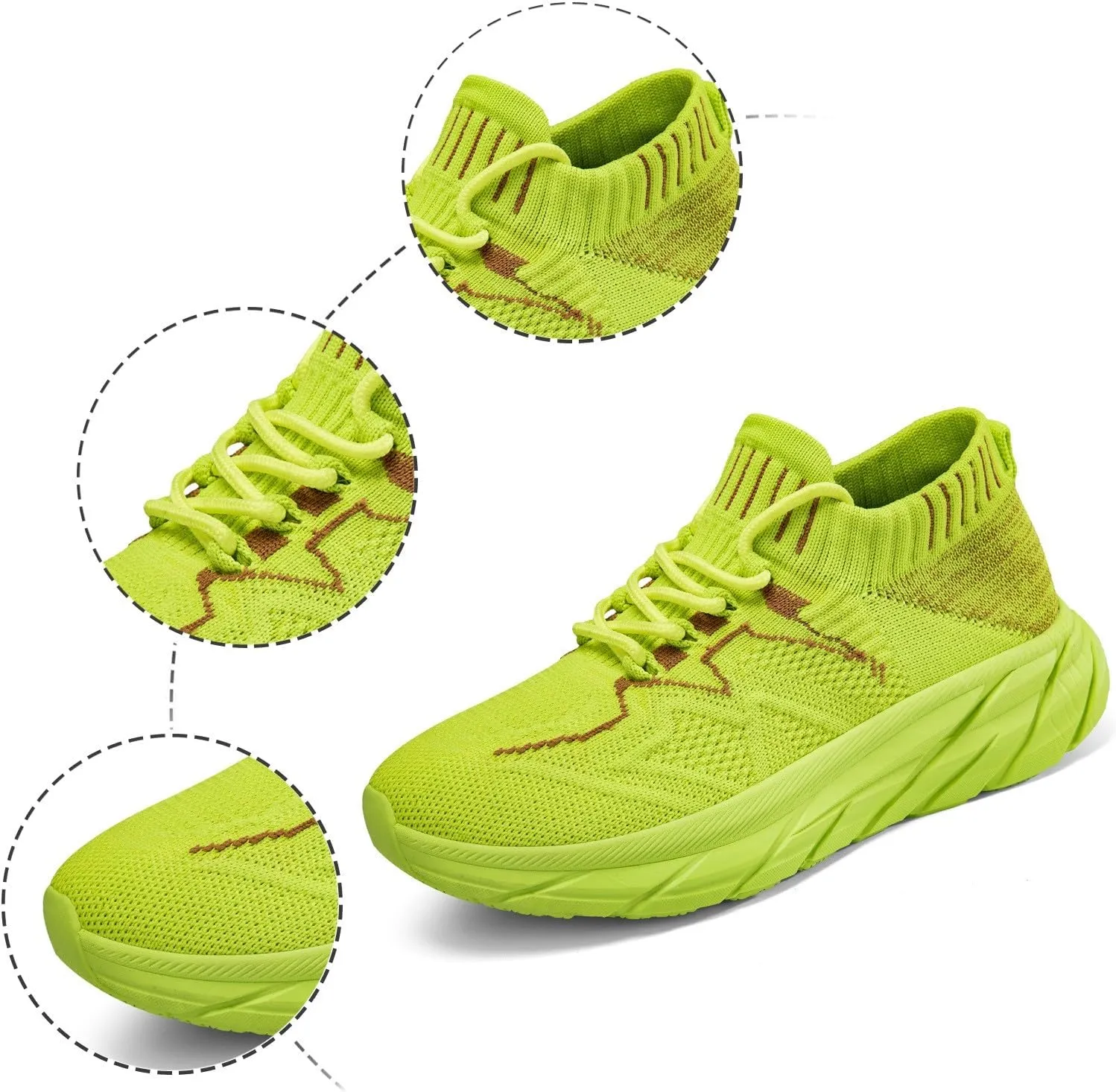Women's Spring and Summer Fashion Solid Color Mesh Lace Up Sneakers Casual Comfortable Athletic Shoes Women Size 6