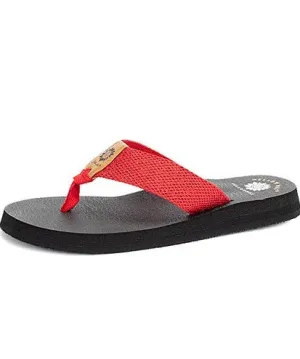 Yellow Box Dax Red Flip Flop